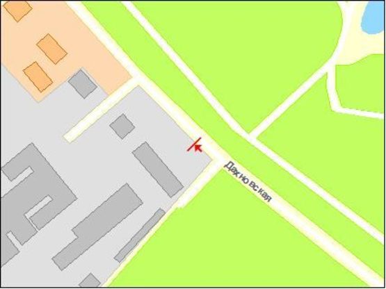 Схема рекламной плоскости по адресу Дахновская ул, из центра Схема рекламной плоскости по адресу Дахновская ул, из центра