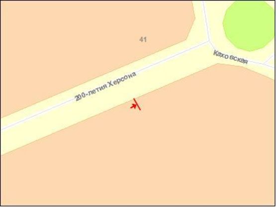 Схема рекламної площини за адресою 200 лет Херсона пр, Каштан Схема рекламної площини за адресою 200 лет Херсона пр, Каштан
