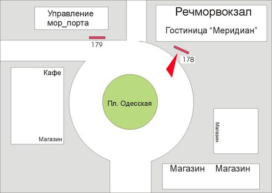 Схема рекламной плоскости по адресу Одесское шоссе (ЖД переезд) Схема рекламной плоскости по адресу Одесское шоссе (ЖД переезд)