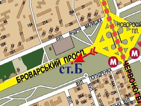 Схема рекламной плоскости по адресу Броварской пр., ст.м. Черниговская, к ст.м. Дарница Схема рекламной плоскости по адресу Броварской пр., ст.м. Черниговская, к ст.м. Дарница