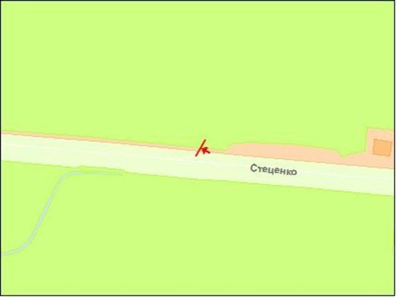 Схема рекламной плоскости по адресу Стеценко ул., напротив ресторана "Дубки", к Интернациональной пл. Схема рекламной плоскости по адресу Стеценко ул., напротив ресторана "Дубки", к Интернациональной пл.