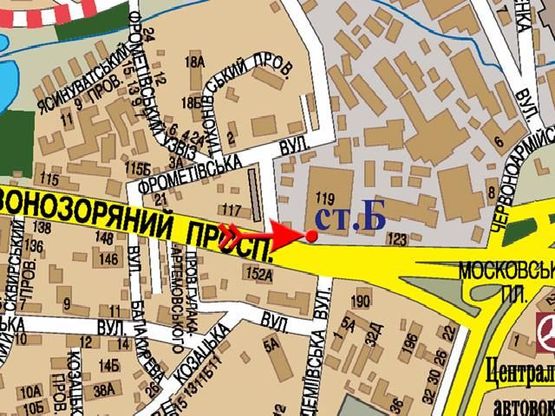 Схема рекламной плоскости по адресу Краснозвездный пр., 119, к Московской пл., гусь Схема рекламной плоскости по адресу Краснозвездный пр., 119, к Московской пл., гусь