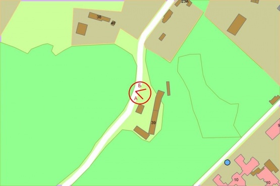 Схема рекламної площини за адресою Протасов Яр, 39А