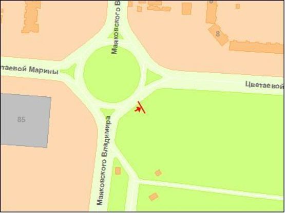 Схема рекламної площини за адресою Маяковского пр. / Цветаевой М. ул. !!! Размер 5950х2900 мм !!! Схема рекламної площини за адресою Маяковского пр. / Цветаевой М. ул. !!! Размер 5950х2900 мм !!!