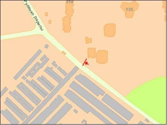 Схема рекламной плоскости по адресу Руденко ул., 21, направление на Бажана пр. Схема рекламной плоскости по адресу Руденко ул., 21, направление на Бажана пр.