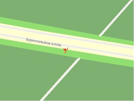 Схема рекламної площини за адресою Бориспольское шоссе, 20км 500м, 49-50 столб на разделителе, щит 3, из Киева Схема рекламної площини за адресою Бориспольское шоссе, 20км 500м, 49-50 столб на разделителе, щит 3, из Киева