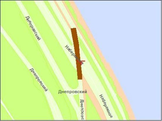 Схема рекламної площини за адресою Набережное шоссе, ст.м. Днепр, на Подол (!!! поклейка в выходные дни !!!) Схема рекламної площини за адресою Набережное шоссе, ст.м. Днепр, на Подол (!!! поклейка в выходные дни !!!)