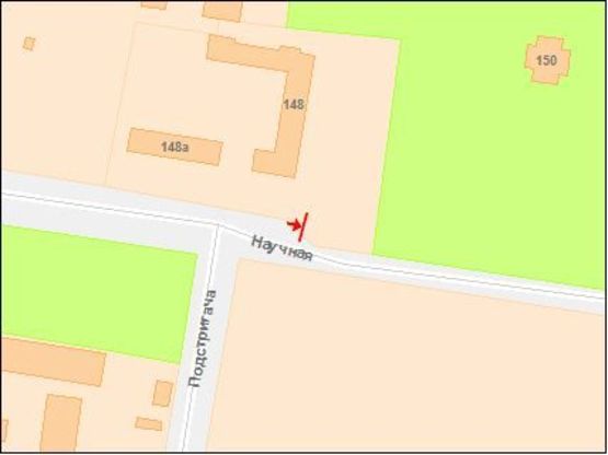 Схема рекламної площини за адресою Научная ул / Пидстрыгача ак ул, к Стрийской Схема рекламної площини за адресою Научная ул / Пидстрыгача ак ул, к Стрийской